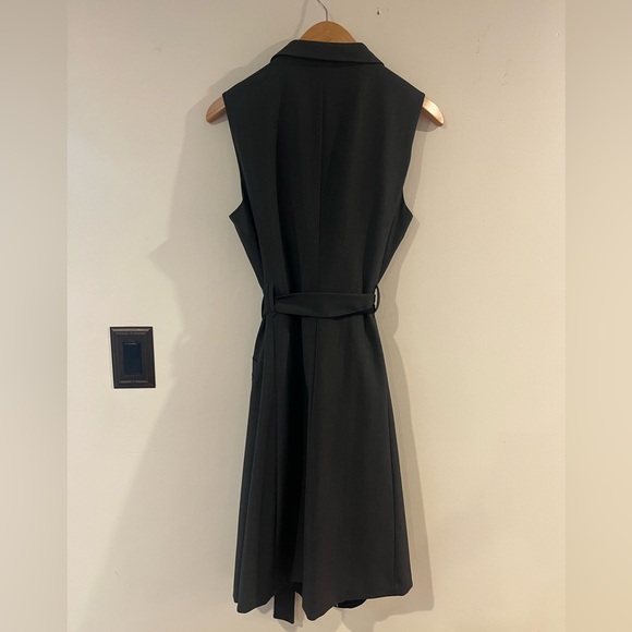 Calvin Klein Black Wrap Dress - Picture 4 of 5